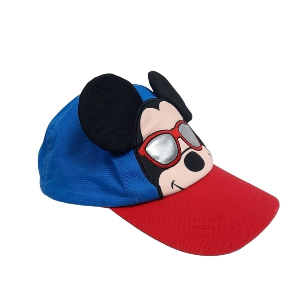 Mickey Mouse Toddler Hat Adjustable Strap Mickey Ears Walt Disney World One Size - Picture 2 of 6